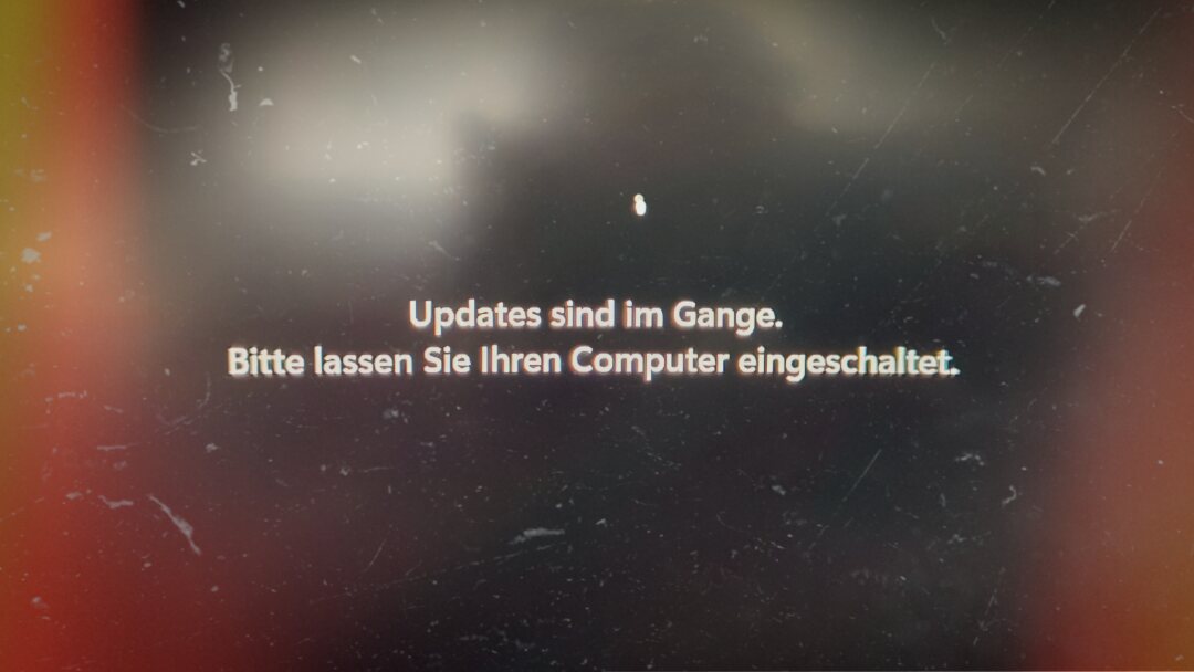 Windows Updates sind im Gange