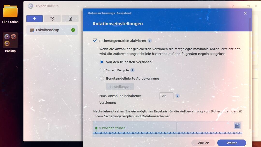 Synology Hyper Backup Einrichten