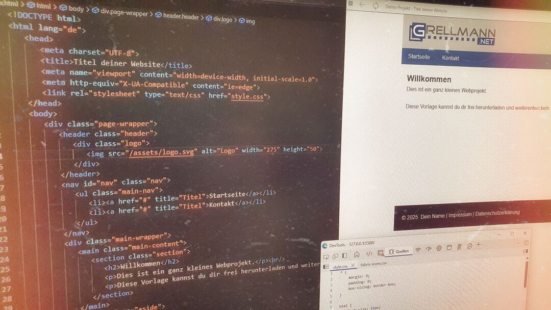 Vorschau - Website selber programmieren