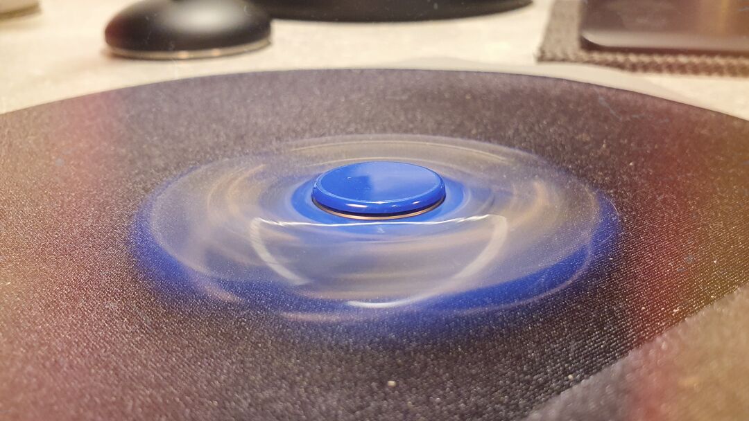 Fidget-Spinner Durchgedreht