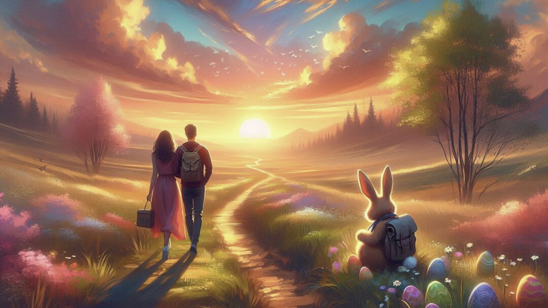 Osterspaziergang auf dem Lande